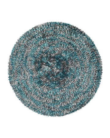 Lizi Headwear Two Tone Lined Teal / Grey Chenille MYSELFINGERIE.COM